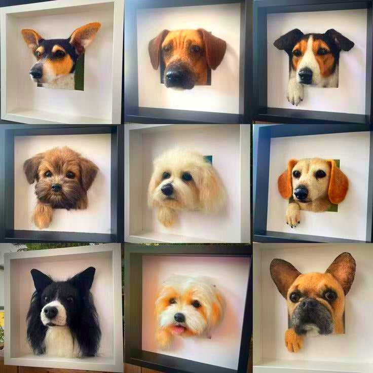Custom Framed Dog Portrait - MY PAWZUKI